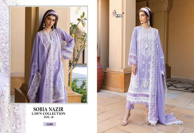 Shree Sobia Nazir Lawn 8 Fancy New Exclusive Wear Pakistani Salwar Kameez Collection